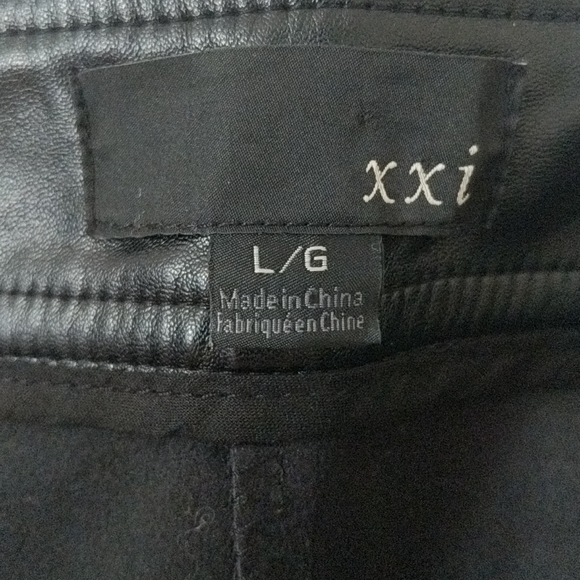 Pleather Gunmetal Punk Rock Pants - Picture 7 of 8